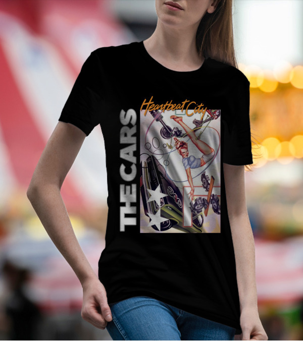 The Cars Heartbeat City 340 Retro T-Shirt