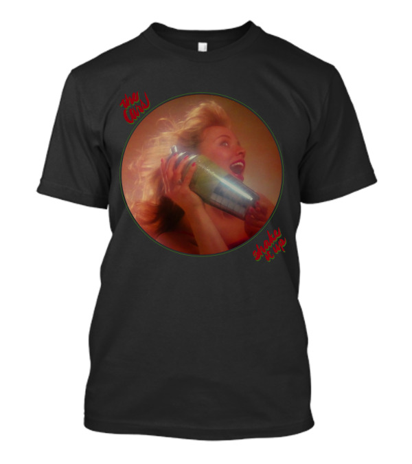 The Cure Shake It Up Retro Cocktail Shaker Girl T-Shirt