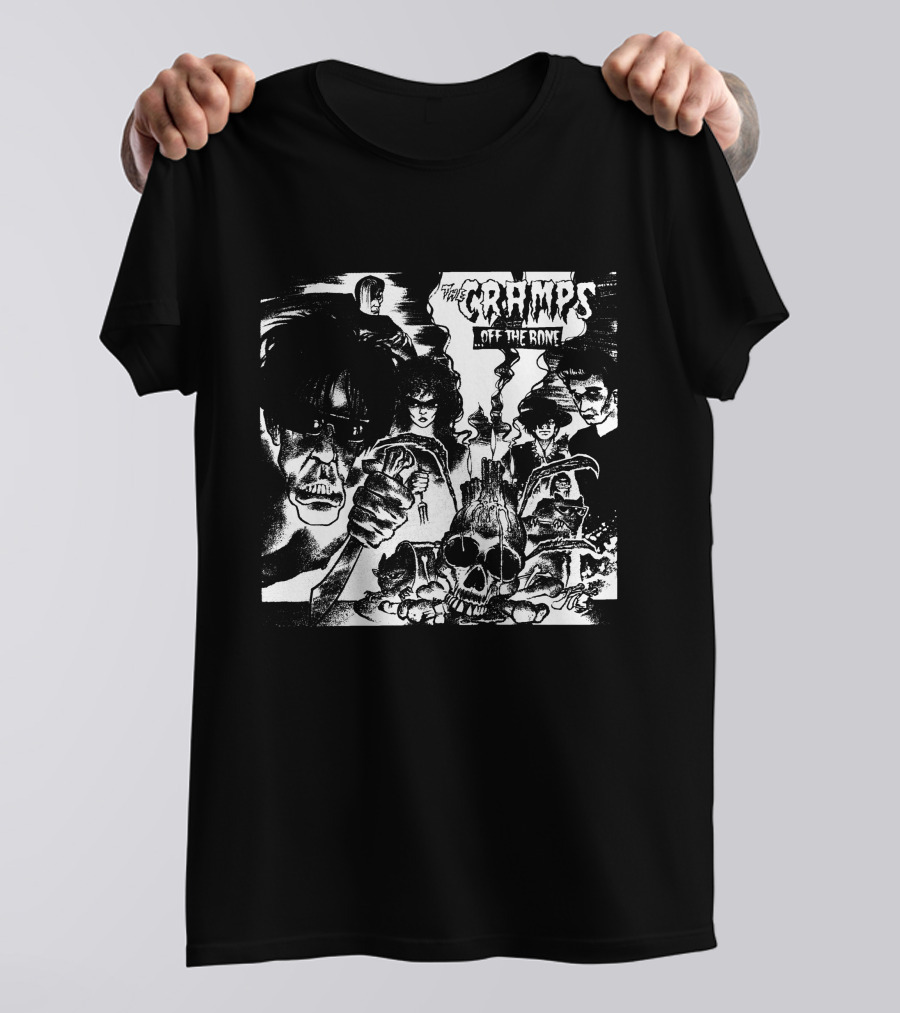 The Cramps Off The Bone Horror Comic T-Shirt