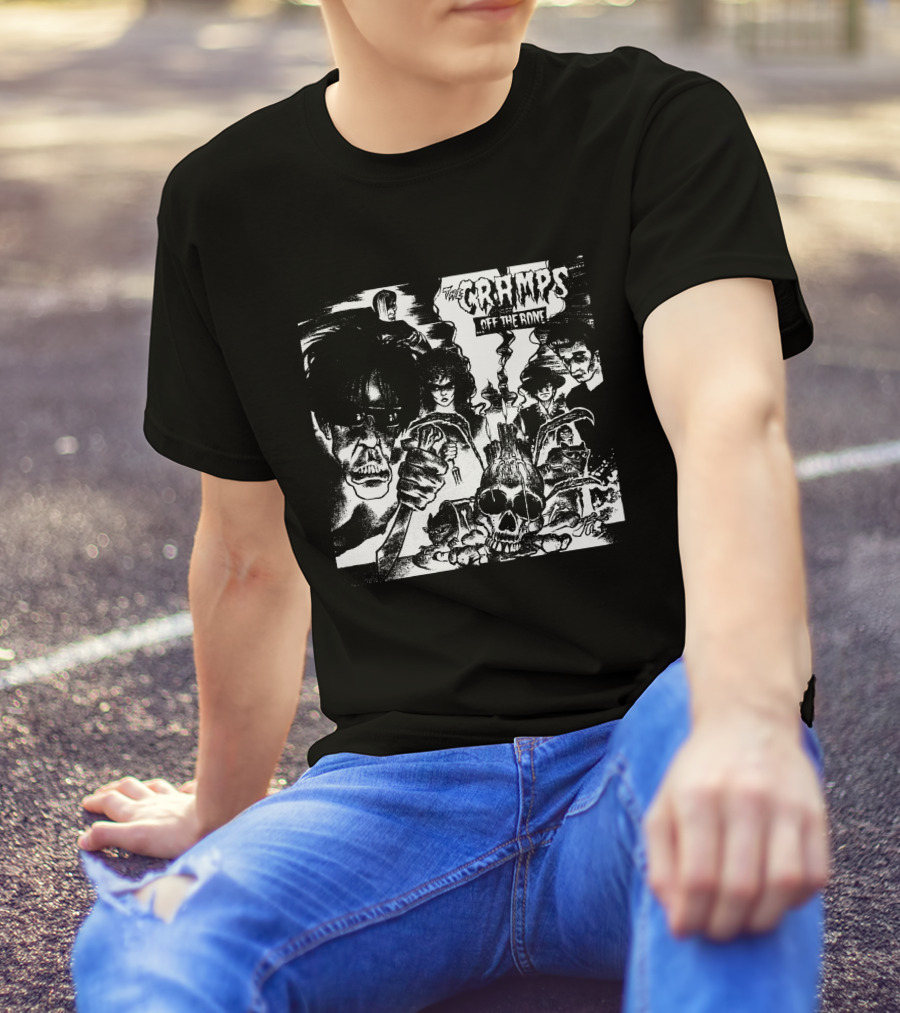 The Cramps Off The Bone Horror Comic T-Shirt