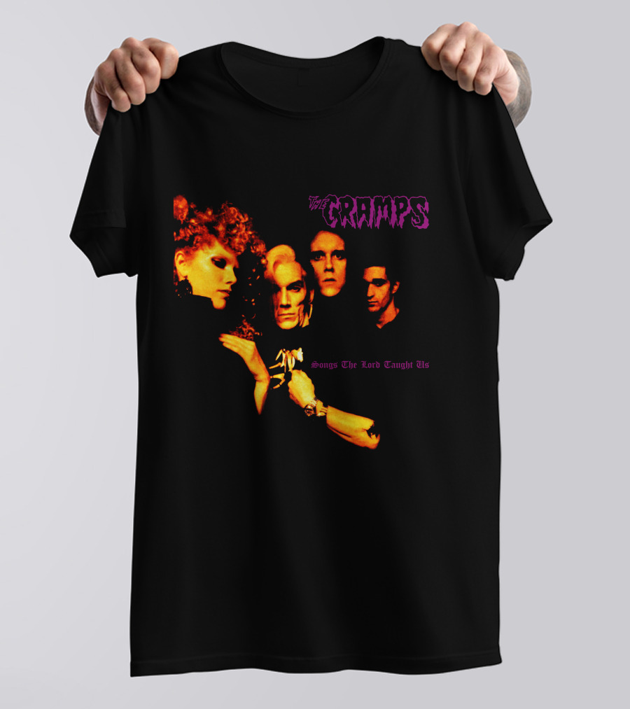The Cramps Songs The Lord Taught Us Album Cover T-Shirt