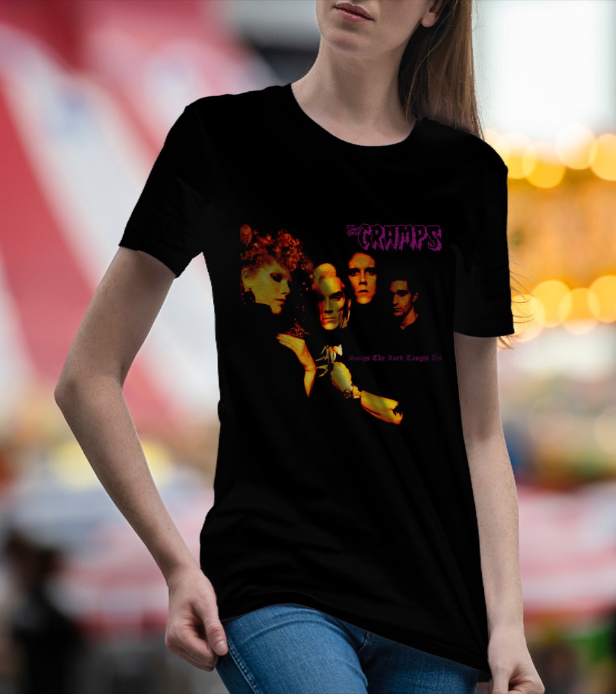 The Cramps Songs The Lord Taught Us Album Cover T-Shirt