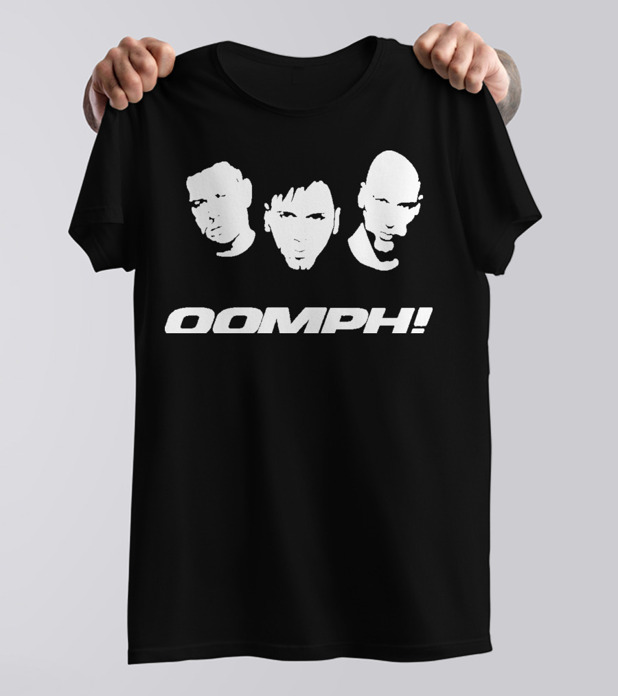 Oomph Rock Band Germany Face Trio T-Shirt