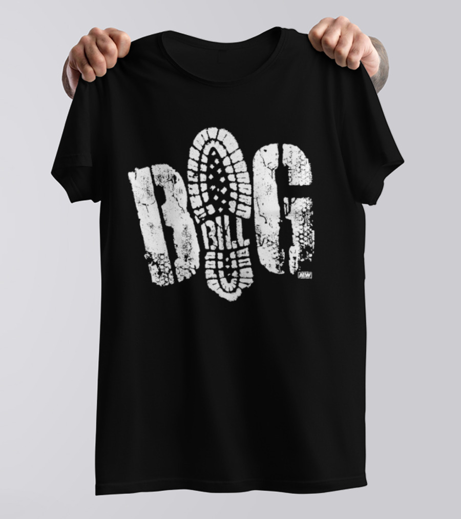 Big Bill AEW Boot Stomp Print T-Shirt