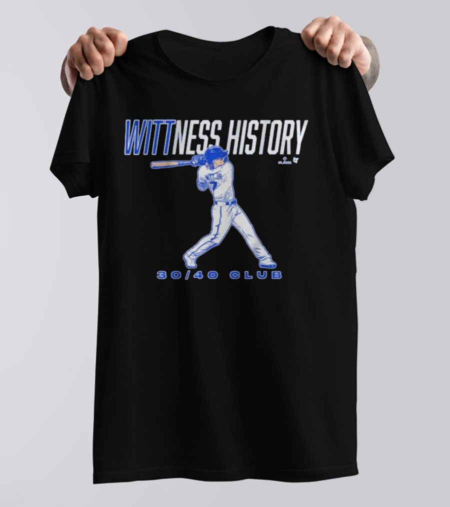 Wittness History Bobby Witt Jr 30/40 Club T-Shirt