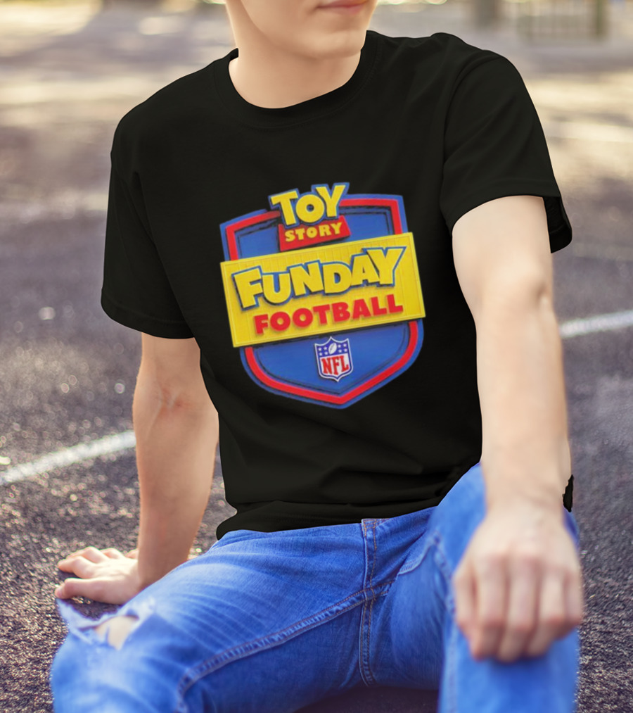 Toy Story Funday Football NFL Shield T-Shirt