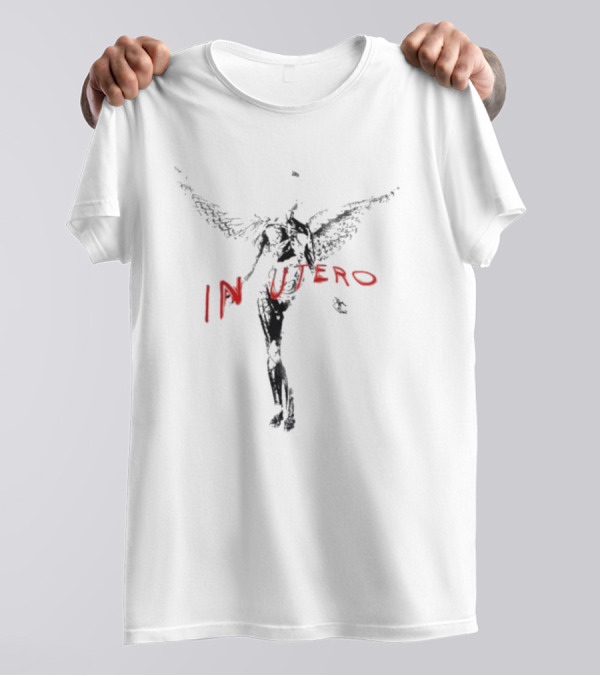 Nirvana In Utero Angel Wings T-Shirt
