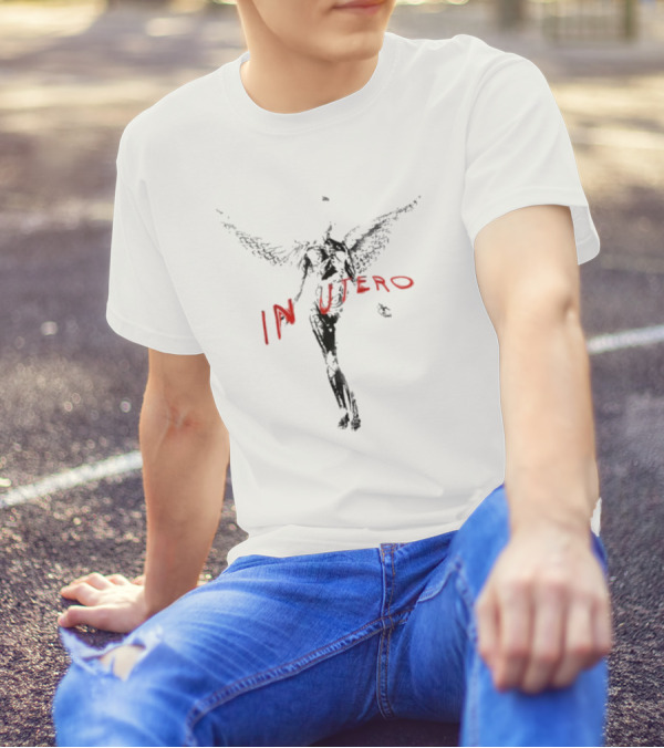 Nirvana In Utero Angel Wings T-Shirt