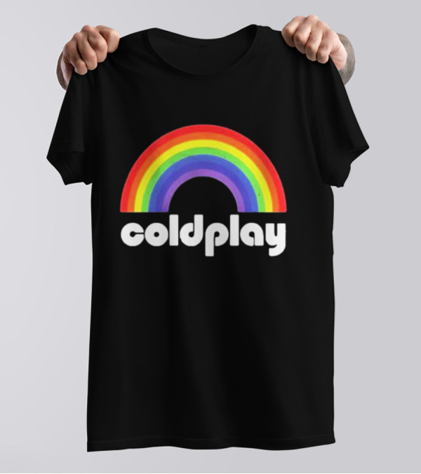 Coldplay Rainbow Multicolor T-Shirt