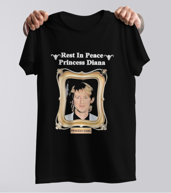 Rest In Peace Princess Diana Portrait Frame T-Shirt