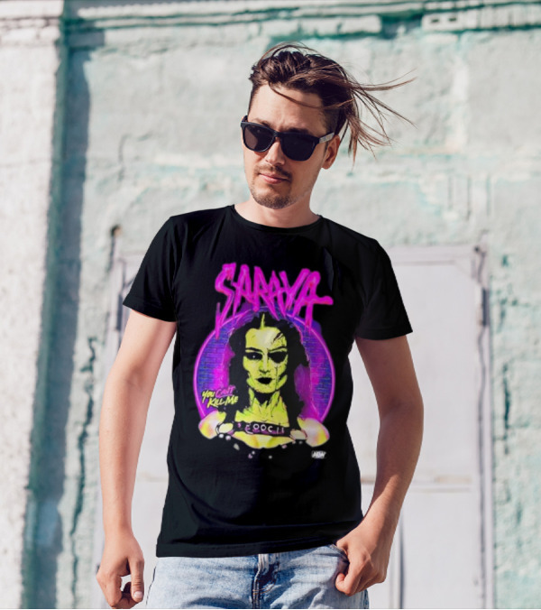 Saraya You Can't Kill Me Neon Halloween T-Shirt