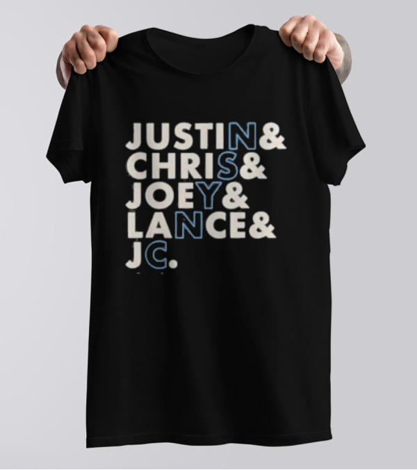 Justin Chris Joey Lance JC NSYNC T-Shirt