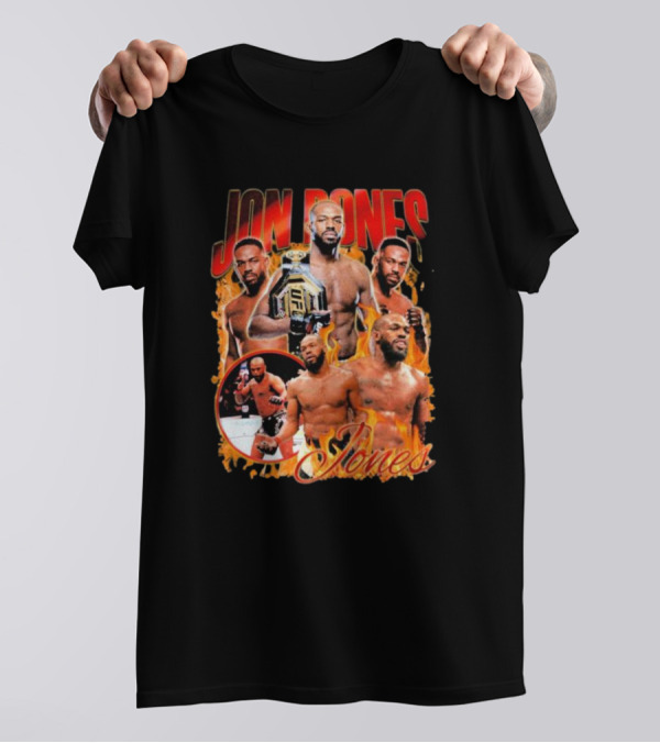 Jon Bones Jones UFC Champion Montage T-Shirt