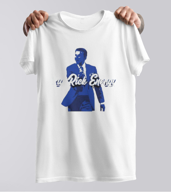 Aaron Torres Big Rick Energy Johnnie’s Blue Suit T-Shirt
