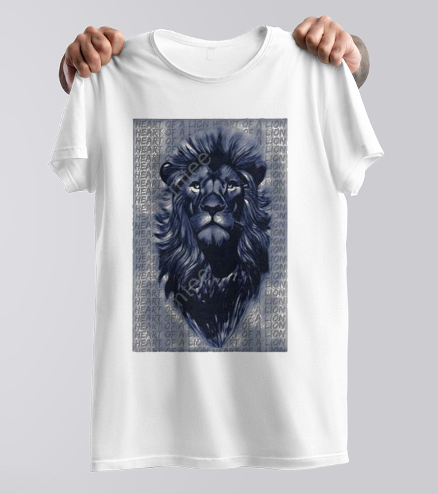 Seatbelt Gang Merch Heart Of A Lion Bold Lion T-Shirt