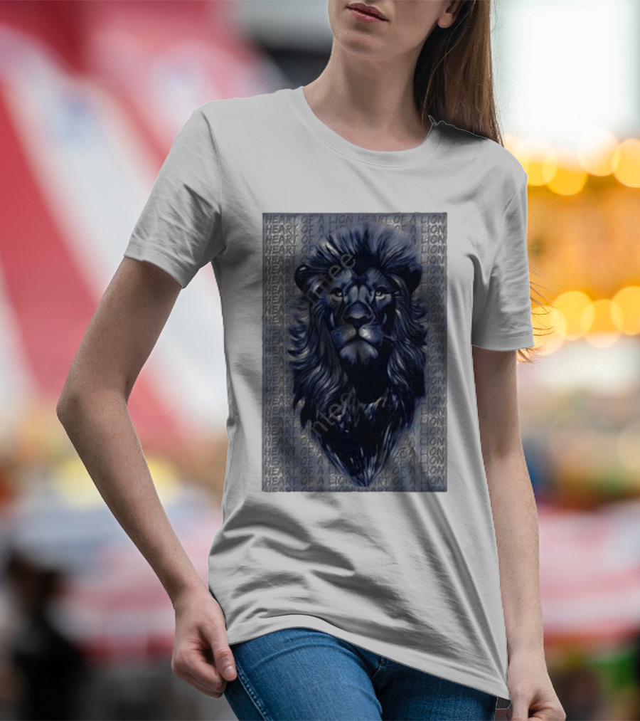 Seatbelt Gang Merch Heart Of A Lion Bold Lion T-Shirt