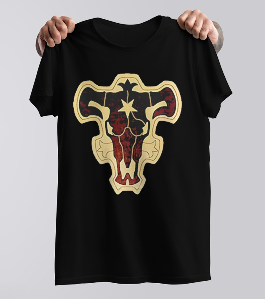 Zora Ideale Bull Emblem Black Clover BC Series T-Shirt