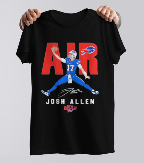Air Josh Allen 17 Buffalo Bills Football T-Shirt