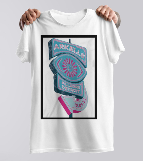 Arkells Fillmore Detroit 10.05.23 Tour Sign T-Shirt