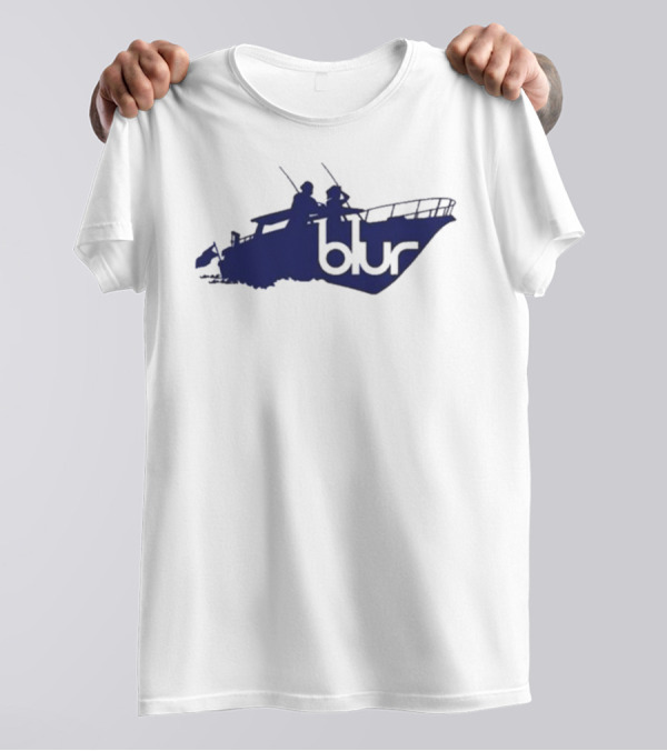 Blur Sunday Sunday Boat Blue T-Shirt