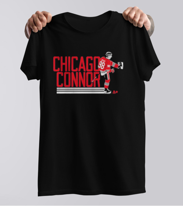 Chicago Connor Bedard Hockey Player 98 T-Shirt