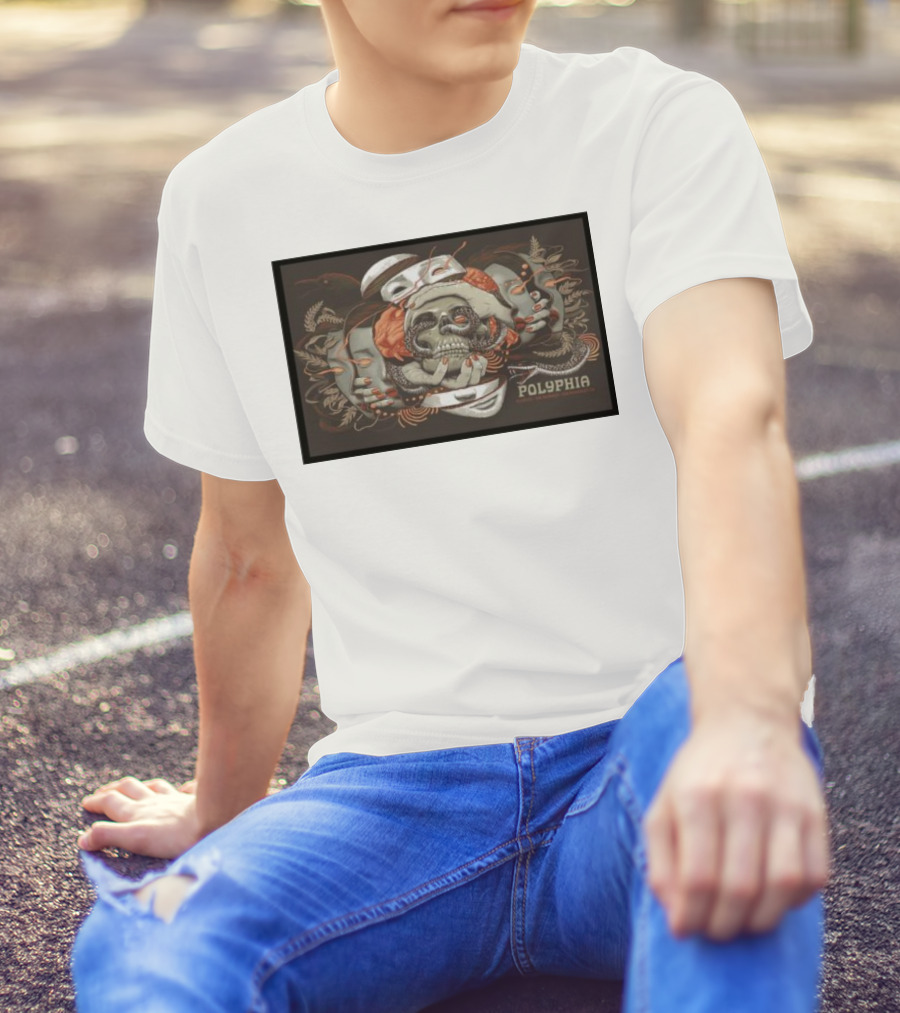 Polyphia Skull And Octopus Artwork October 5th T-Shirt