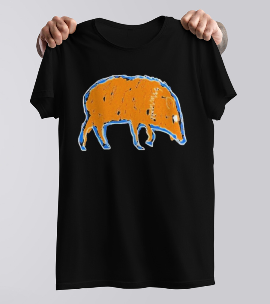 For All The Hogs Orange Boar T-Shirt