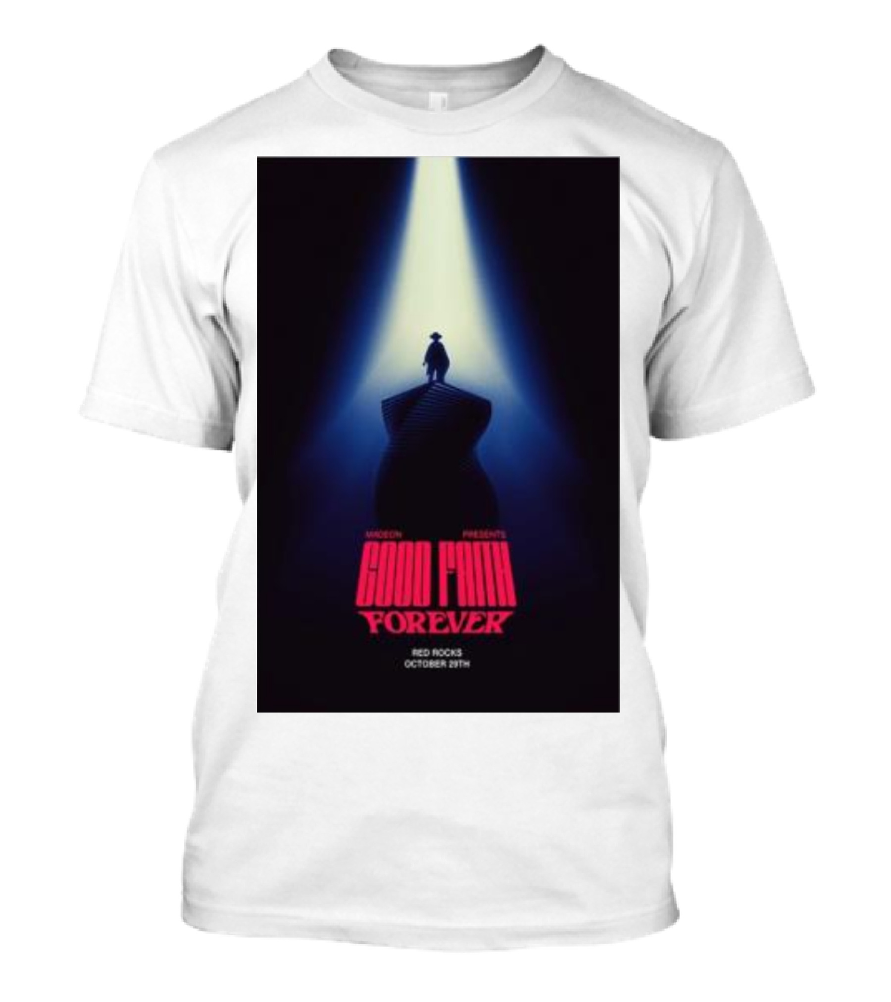 Madeon Presents Good Faith Forever Red Rocks October 29th T-Shirt