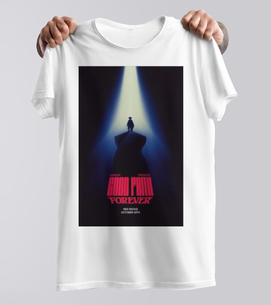 Madeon Presents Good Faith Forever Red Rocks October 29th T-Shirt
