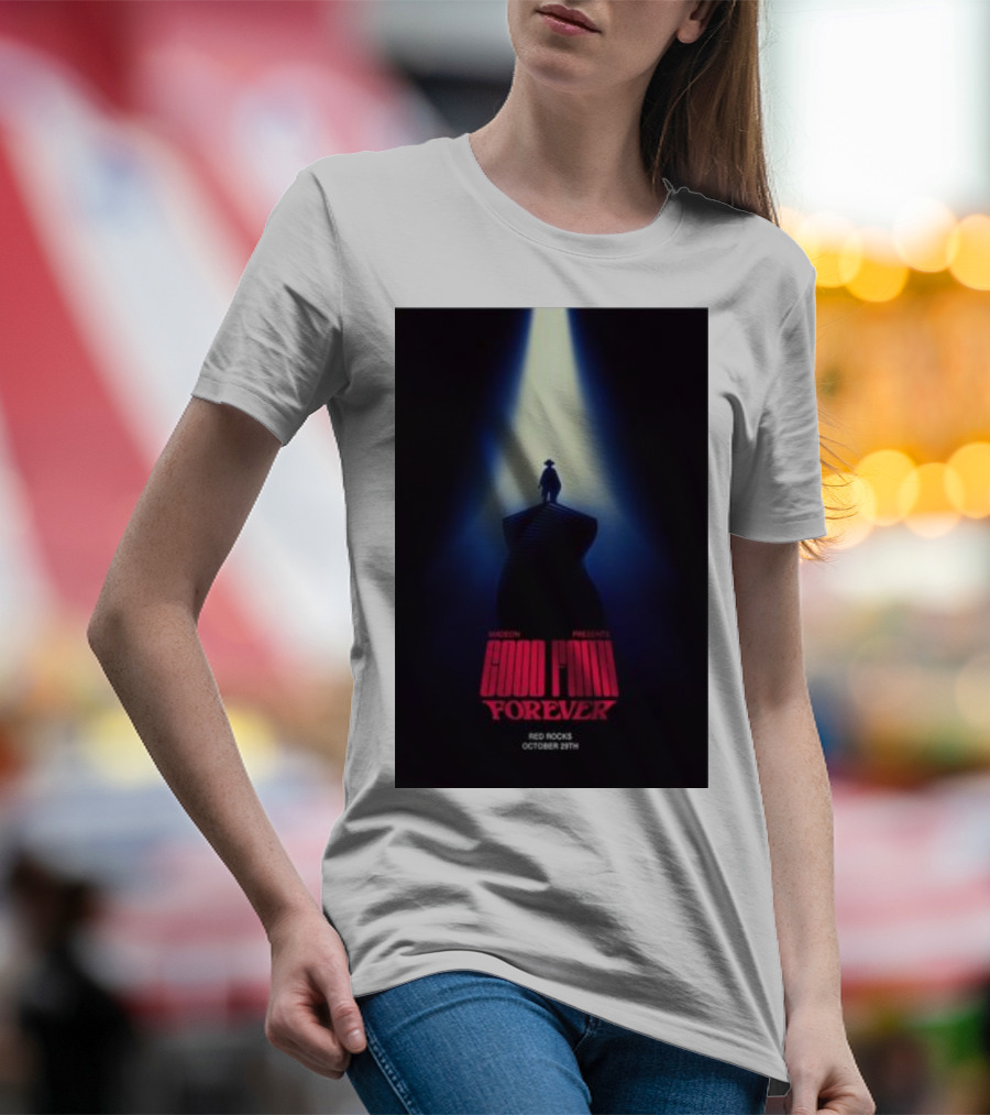Madeon Presents Good Faith Forever Red Rocks October 29th T-Shirt