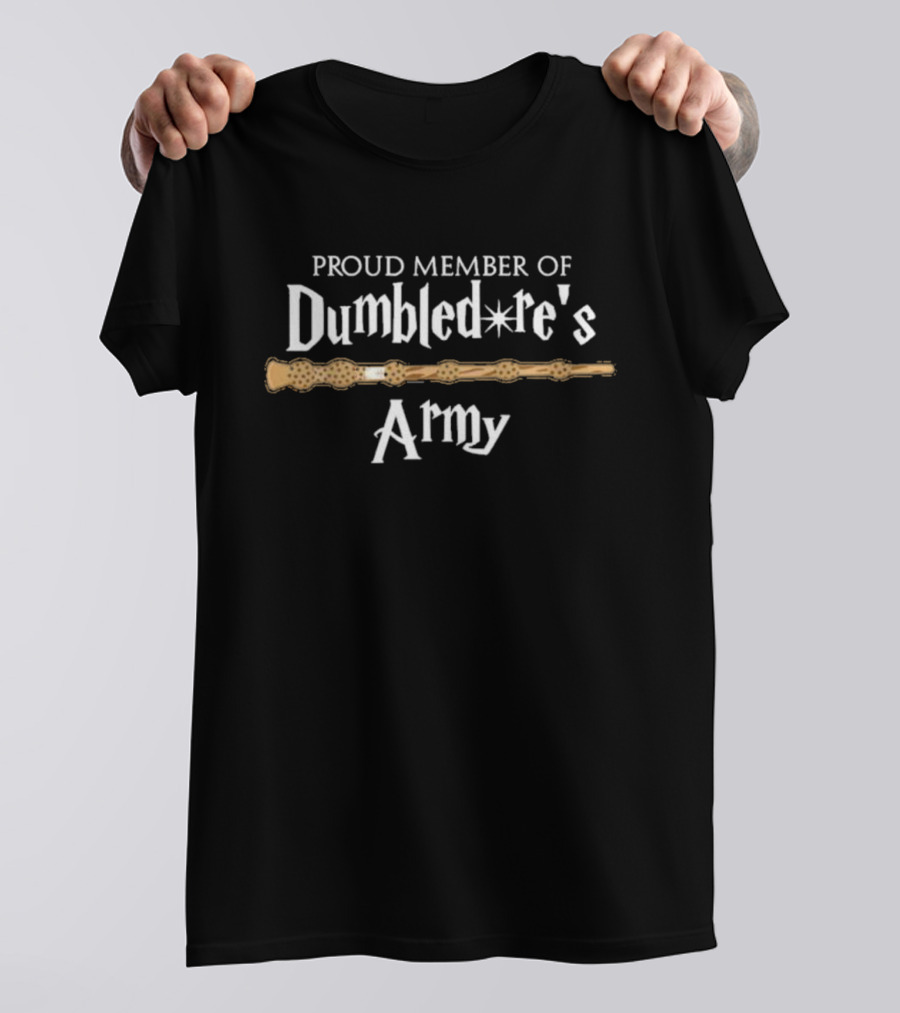 Proud Member Of Dumbledore's Army Wand T-Shirt
