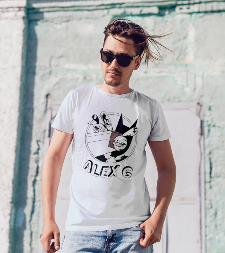 Alex G Retro Cartoon Style With Brick T-Shirt