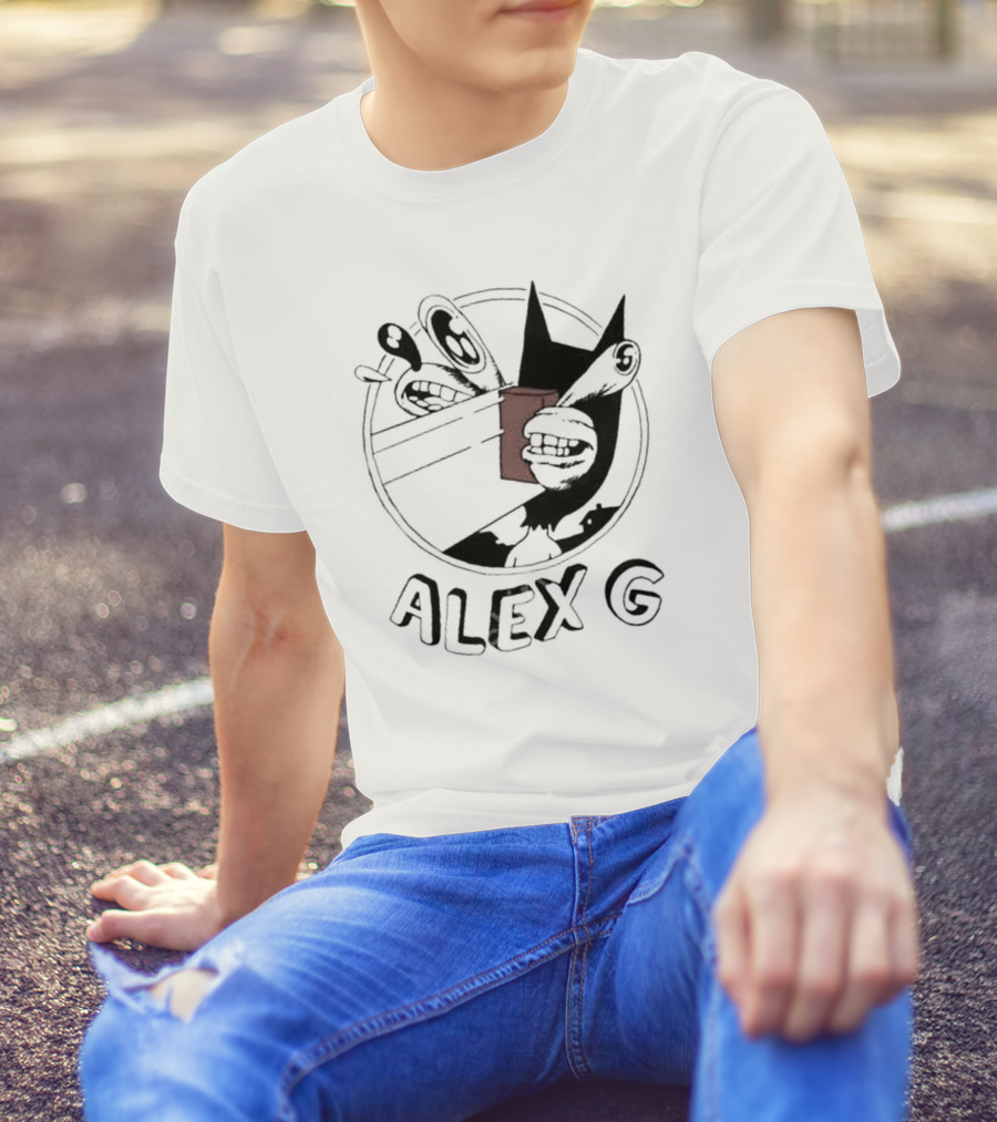 Alex G Retro Cartoon Style With Brick T-Shirt
