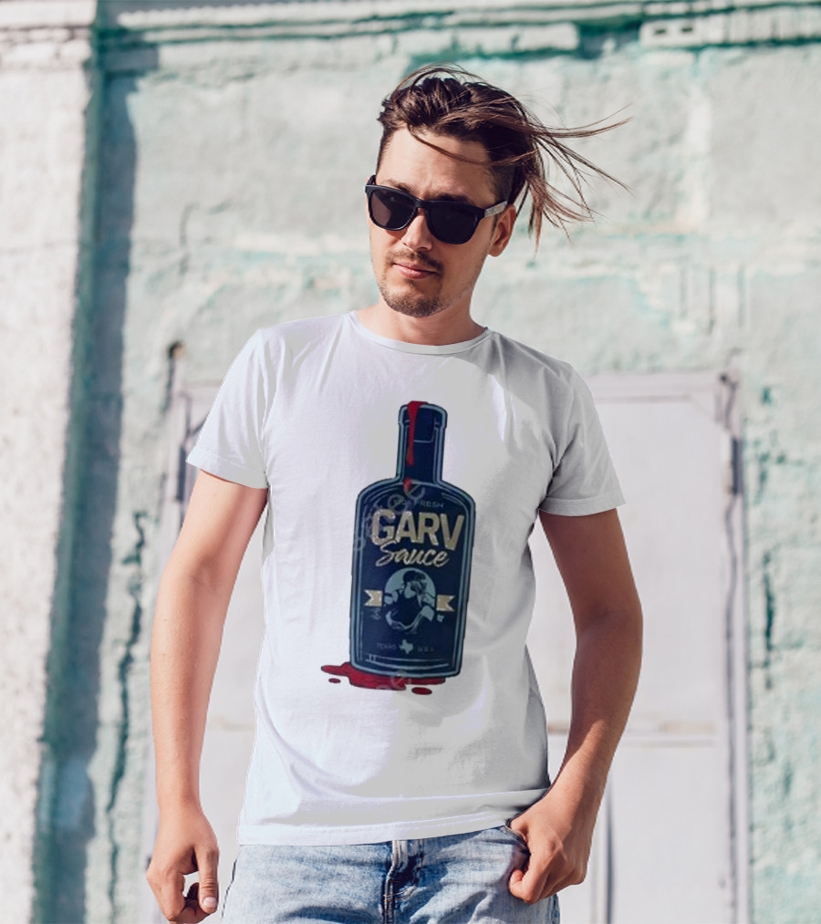 Garv Sauce Mitch Garver BreakingT Texas USA Baseball Bottle T-Shirt