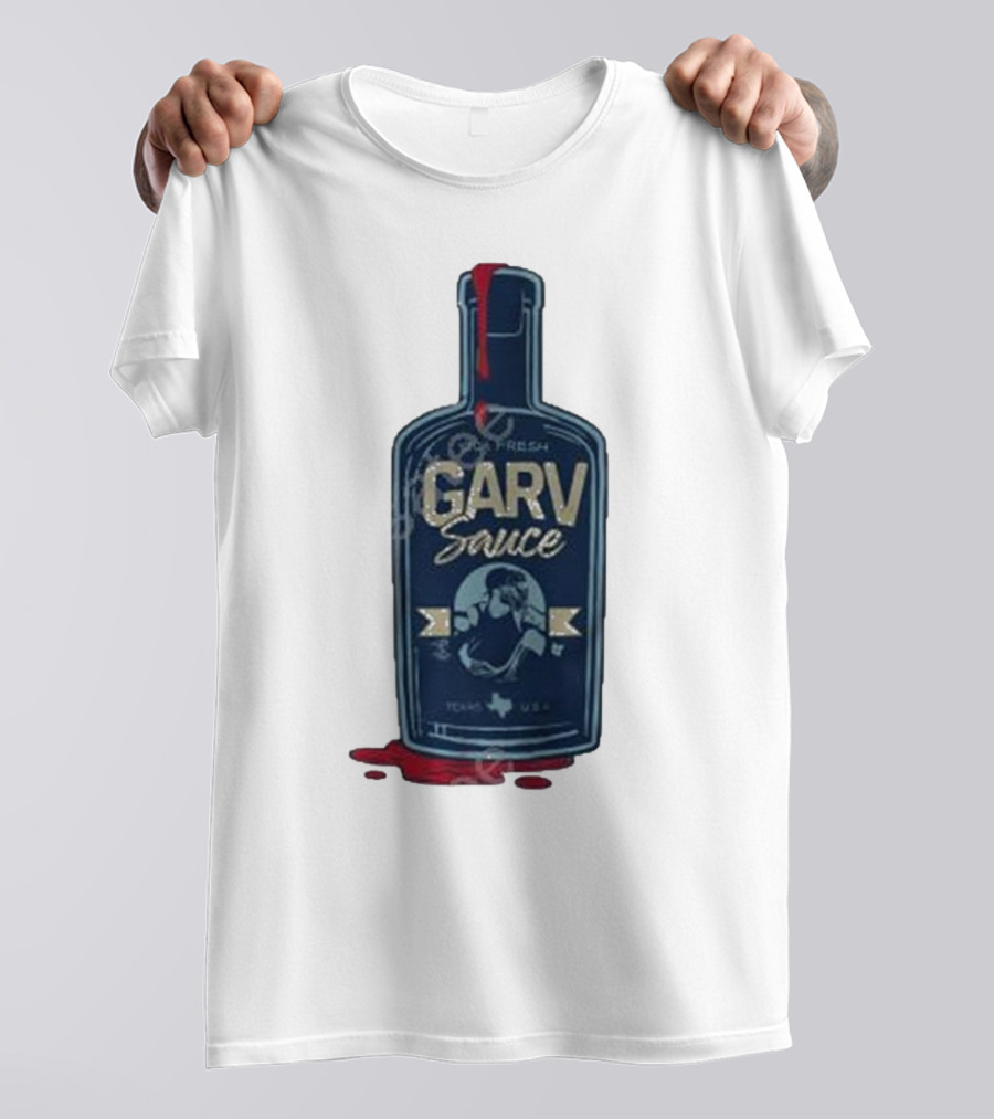 Garv Sauce Mitch Garver BreakingT Texas USA Baseball Bottle T-Shirt