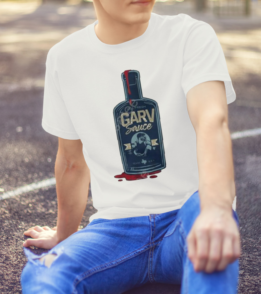 Garv Sauce Mitch Garver BreakingT Texas USA Baseball Bottle T-Shirt
