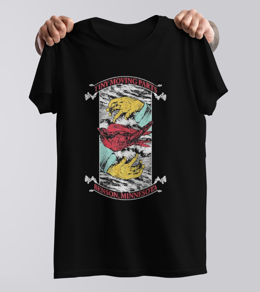 Tiny Moving Parts Benson Minnesota Hands And Bird T-Shirt