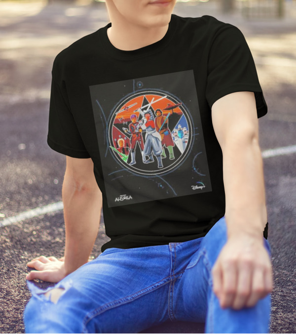 Ahsoka Episode 8 Characters And Starfighters Disney Plus T-Shirt