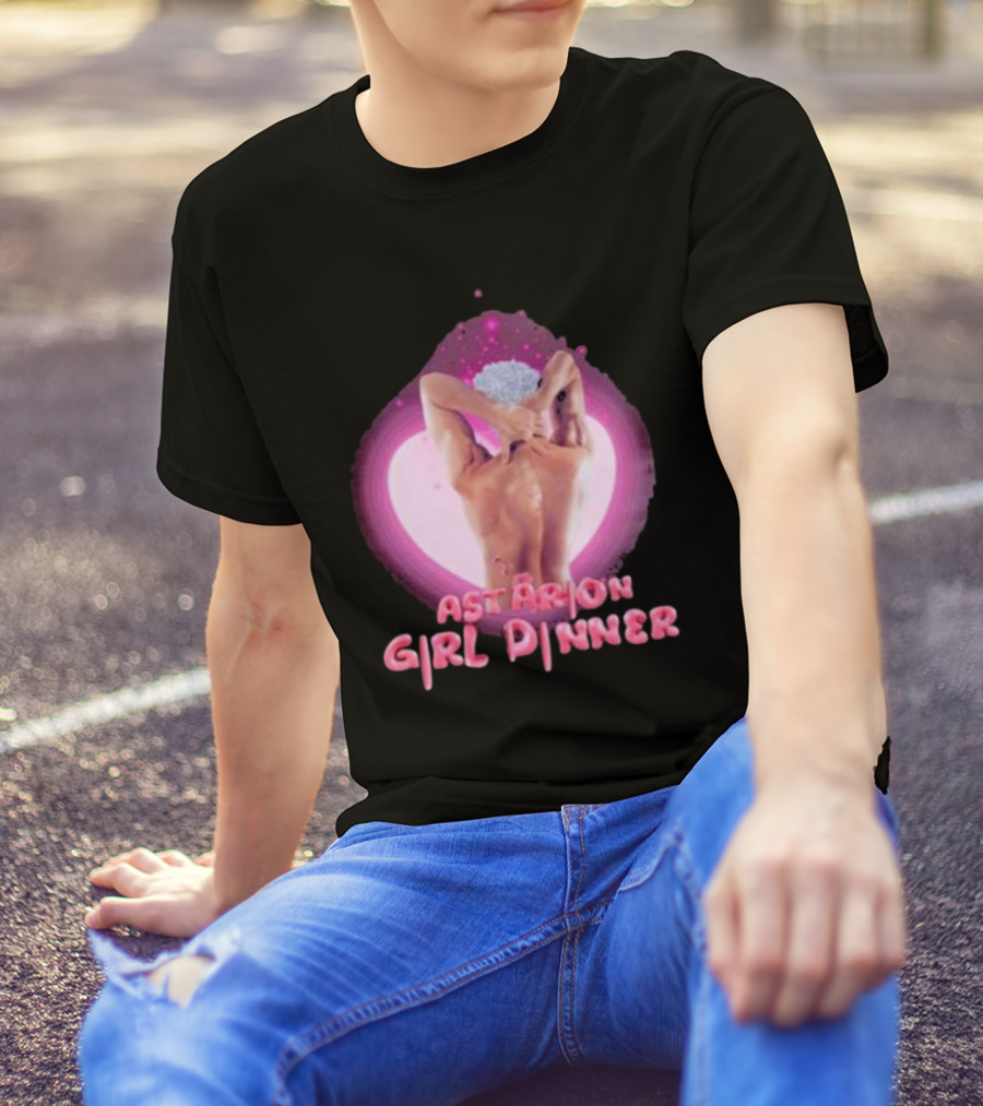 Astarion Girl Dinner Baldur’s Gate Game Character Back Pose T-Shirt