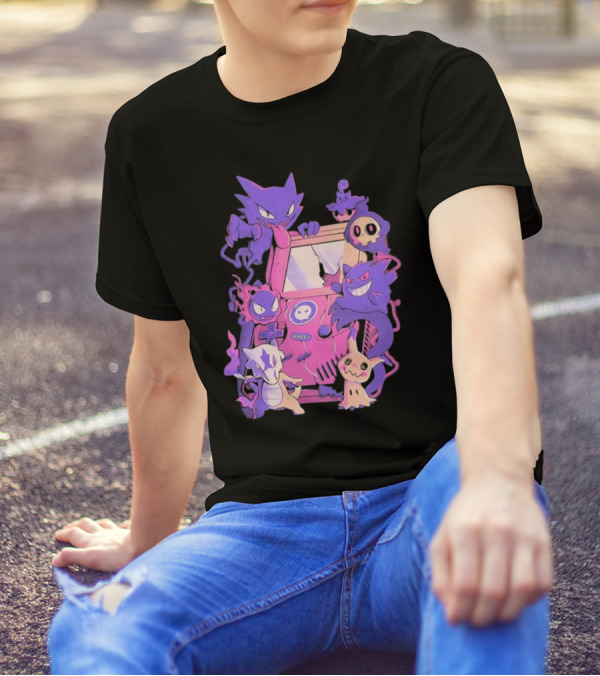 Pokemon Ghost Game Arcade T-Shirt