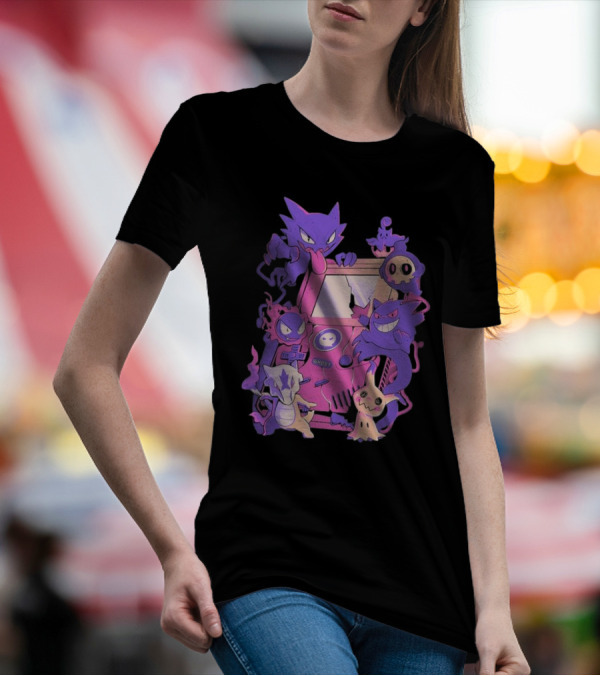 Pokemon Ghost Game Arcade T-Shirt