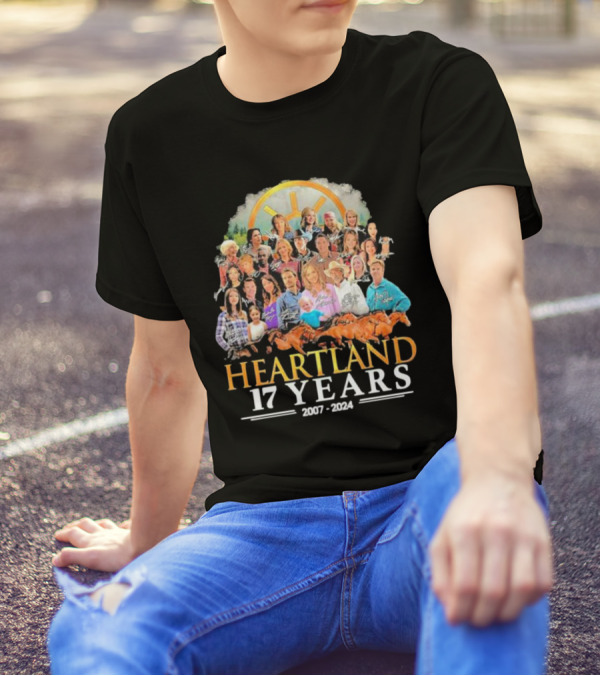 Heartland 17 Years 2007-2024 Characters Compilation T-Shirt