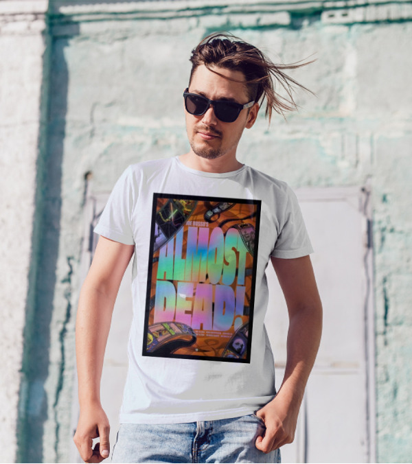 Joe Russo's Almost Dead Colorful Film Strip October 14 Concert T-Shirt