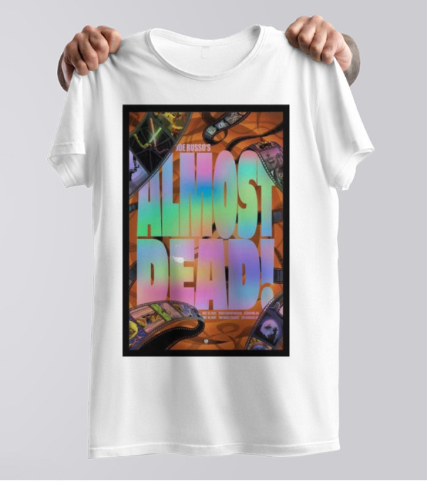 Joe Russo's Almost Dead Colorful Film Strip October 14 Concert T-Shirt