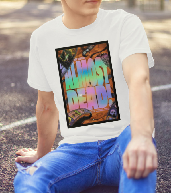 Joe Russo's Almost Dead Colorful Film Strip October 14 Concert T-Shirt