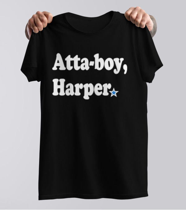 Atta-boy Blue Star Minimalist T-Shirt