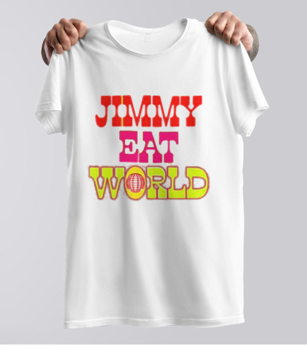 Jimmy Eat World Retro Bubble Lettering T-Shirt