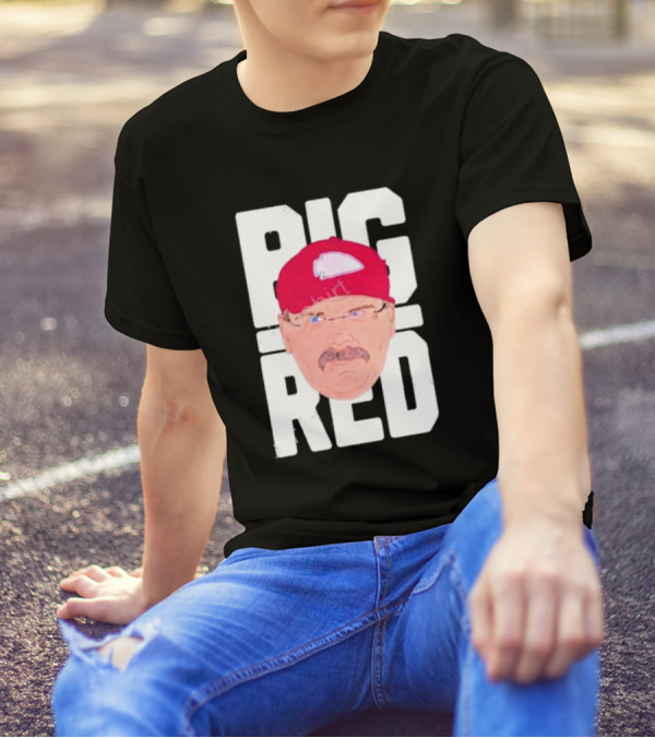 Lexiosborne Bellboy Big Red Cap And Mustache T-Shirt