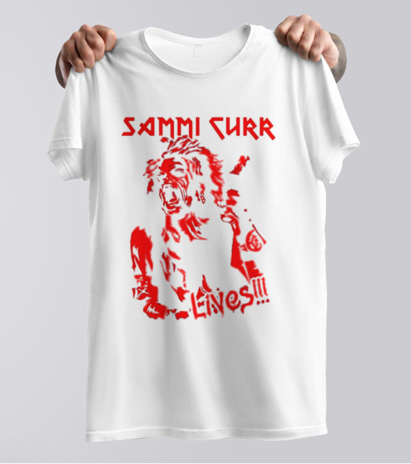 Sammi Curr Lives Heavy Metal Horror T-Shirt