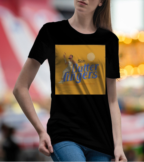 Phoenix Suns Ayton Butter Fingers Basketball Suns Ball T-Shirt